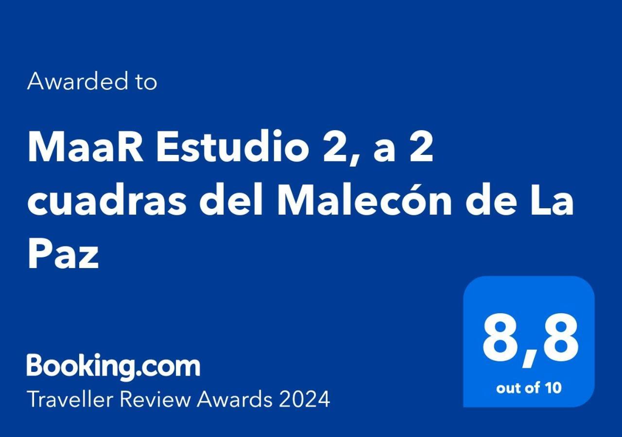 Maar Estudio 2, A 2 Cuadras Del Malecon De 라파스 외부 사진